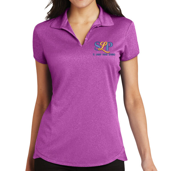 ADULT  - Ladies Trace Heather Polo Thumbnail