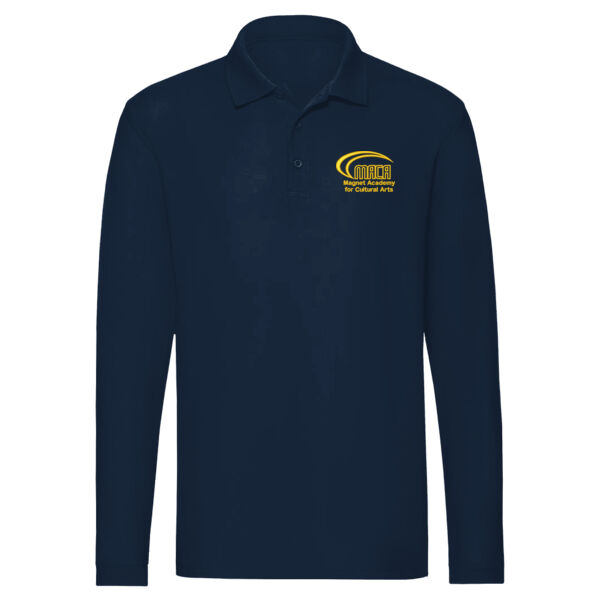 437LR Men's Dri-Power® Long Sleeve Polo (EMB) Thumbnail